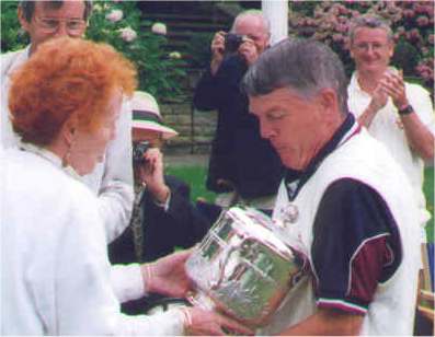 George Noble receiving honours